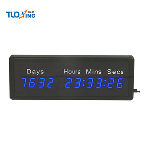 Temporizador LED de 10 Dígitos y 1 Pulgada con Pantalla de Días/Horas/Minutos/Segundos, Temporizador de Días para Interiores, Diseño Moderno, Regalo - Product Image 1