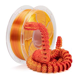 Filamento PLA para Impresión 3D de Proveedor Chino, Colores Camaleón Seda: Dorado, Rojo, Verde, Naranja, Azul - Product Image 3