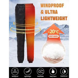 FOXA Womens Snow Pants Packable Winter Waterproof Windproof <b>Down</b> Ski <b>Trousers</b> - Product Image 3
