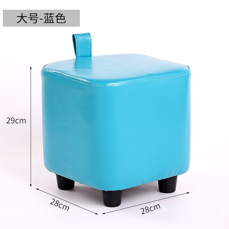 Fluorescent Blue Portable Stool - Large