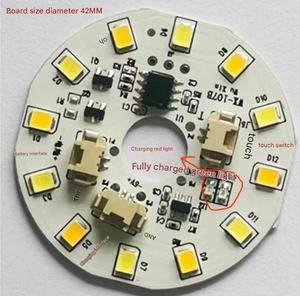 Lampe de table rechargeable tactile 3,7 V 5 V, lampe de pelouse LED, lampe de <span class=keywords><strong>camping</strong></span> LED, gradation, changement de couleur, interrupteur tactile, accessoires - Product Image 2