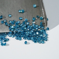 Pierres de diamant bleu de laboratoire de qualité supérieure pour la pose pavé, les bagues halo, les bijoux en grappe et les accents décoratifs
