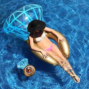 Anillo de Natación Inflable con Forma de Diamante para Piscina, Bomba de Agua, Botellas de Agua, Tubo Inflable para Parque Acuático, Anillo de Natación para el Verano - Product Image 5