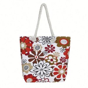 High Quality Wholesale Custom <b>Printed</b> Logo <b>Large</b> Capacity Canvas Bag Custom Logo Tote Bag Canvas - Product Image 2