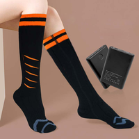 Chaussettes chauffantes rechargeables chaudes avec contrôle APP pour hommes femmes chaussettes chauffantes de ski électrique