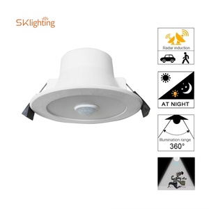 Sensor de movimiento LED <span class=keywords><strong>Downlight</strong></span> regulable 8W 9W Gabinete de <span class=keywords><strong>cocina</strong></span> Dormitorio Armario Sensor Iluminación interior Lámpara de hogar IP44 Spot Light 3cct - Product Image 2