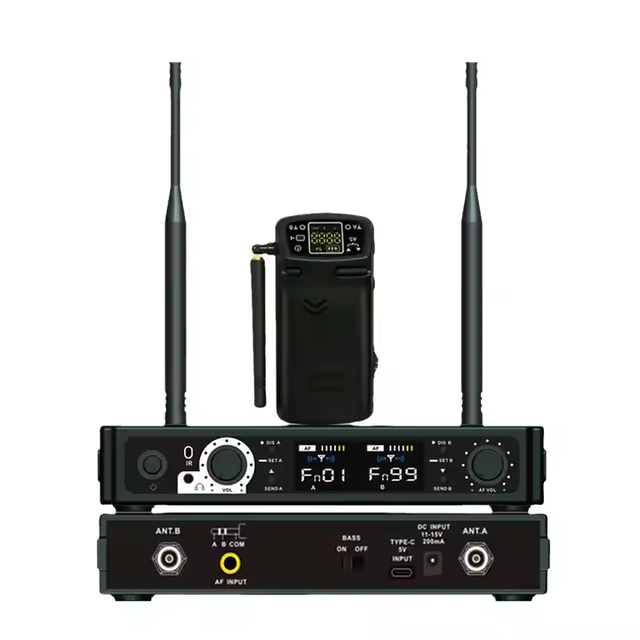 XTUGA Factory Price M802 Professional Stereo UHF Wireless In-ear Monitor System monitor in ear