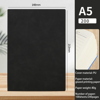 Cuaderno A5 con logotipo personalizado, Bloc de notas grueso, reunión de negocios, libro de registro, regalo promocional
