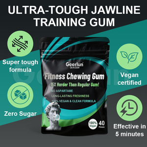 OEM <span class=keywords><strong>Chewing</strong></span>-<span class=keywords><strong>gum</strong></span> sans sucre ultra-dur pour fitness facial et musculation des mâchoires, 15 fois plus dur, pour les muscles <span class=keywords><strong>du</strong></span> <span class=keywords><strong>visage</strong></span> et de la mâchoire - Product Image 5