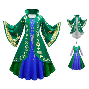 Costume d'halloween pour filles enfants robe de sorcière Halloween Cosplay costumes pour le groupe d'âge des enfants - Product Image 2