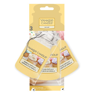 YANKEE CANDLE - Coffret de 3 bougies en pot pour voiture, parfum Vanilla Cupcake - Product Image 1