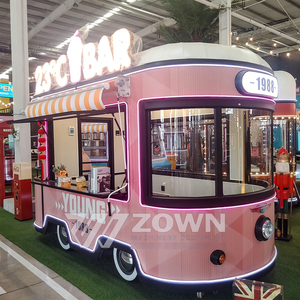 Mobile Coffee Pizza Food Cart <b>Ice</b> Cream Cart <b>Small</b> Food Truck Mobile Bar Food Cart Concession Trailer - Product Image 6