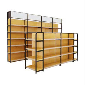 Étagère de supermarché double face moderne en métal robuste 2021, présentoir pour épicerie et jouets, installation rapide - Product Image 6