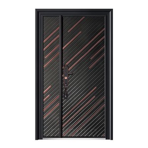 Puertas de Seguridad de Aluminio de Alta Calidad, Puerta de Entrada Resistente a Huracanes con Personalización Completa - Product Image 1