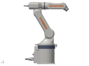 Robot industriel à 6 axes Sooyee SYB0805A, charge utile de 5 kg, portée de 800 mm, robot compact pour la manutention et la programmation - Product Image 2