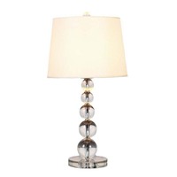 Lampe de table boule de cristal américaine hôtel chambre chevet veilleuse luxe créatif lampe décorative usine prix de gros