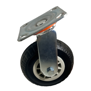 Factory Rubber Industrial Castor Black Heavy Duty Fixed Swivel <strong>Locking</strong> <strong>Caster</strong> <strong>Wheel</strong> - Product Image 2