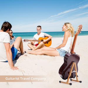 Supporto per chitarra acustica in legno, supporto per chitarra elettrica, basso classico banjo <span class=keywords><strong>Guitar</strong></span> <span class=keywords><strong>Stand</strong></span>, supporto per chitarra portatile - Product Image 4