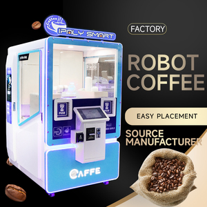 Bảng hàng đầu hoàn toàn tự động Ngân hàng lưu ý hoạt động thông minh Robot Cà Phê Máy bán hàng tự động với kim loại xây dựng 150-200 pcs Công suất - Product Image 2