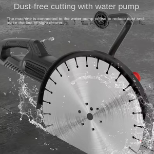 Coupe-béton électrique portable KW620 5000W, profondeur de coupe de 290 mm, machine à découper les murs, scie circulaire - Product Image 3