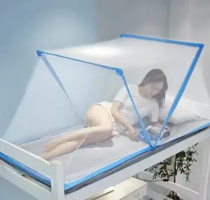 Büyük boy katlanabilir cibinlik taşınabilir katlanabilir Unisex beşik Net bebek çocuk cibinlik yatak için
