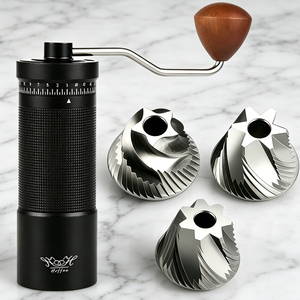 Molinillo <span class=keywords><strong>de</strong></span> Café Manual con Logotipo Personalizado OEM, Muelas Cónicas <span class=keywords><strong>de</strong></span> Acero SUS420 CNC <span class=keywords><strong>de</strong></span> 5/6 Estrellas, Aleación <span class=keywords><strong>de</strong></span> Aluminio, Ajustable, para Espresso - Product Image 6