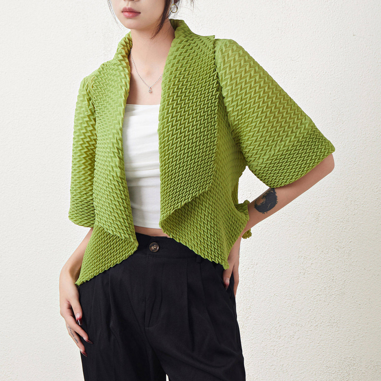 สีเขียว