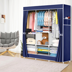 Bán Buôn Đơn Giản Vải Gấp Tủ Quần Áo Armables Không Dệt Gấp Locker Cho Quần Áo Lưu Trữ Cho Phòng Ngủ Đồ Nội Thất Phòng Tắm - Product Image 6