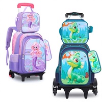 Sac à dos scolaire imperméable Mochilas, sac à dos pour étudiants, sac d'école avec roulettes, cartable à roulettes, sacs d'école pour enfants