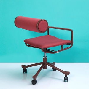 Modern Style Genuine <b>Leather</b> Office Chair with Extendable Feature Good Price Computer Desk Chair on Sale Online - Product Image 5