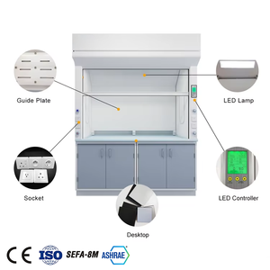 Campana extractora de diseño con conductos de mazing, extractor de vidrio para muebles químicos - Product Image 2