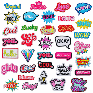 Patch brodé personnalisable haute précision, coloré, thermocollant, tendance, accessoires vestimentaires pour vêtements - Product Image 1