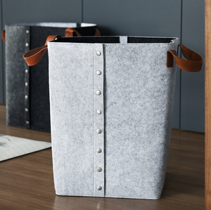 Square shape grocery <b>felt</b> <b>storage</b> <b>basket</b> dirty clothes hamper large folding toy <b>storage</b> <b>basket</b> clothes sorting <b>basket</b> - Product Image 2