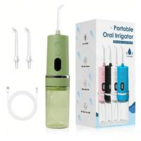 Hydropulseur pour famille de 4 personnes, 10 embouts remplaçables codés par couleur