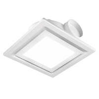 Ventilateur d'extraction en plastique étanche pour salle de bain ménage salon plafond conduit extracteur d'air ventilateur pour bureau