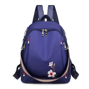 Sac à dos mini écologique coréen en nylon pour femmes, pour le sport et l'école, avec impression florale, échantillon gratuit - Product Image 3
