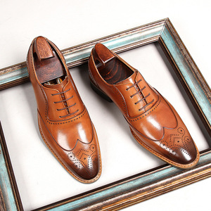 Design Luxury Stylish <b>Men</b> Wedding Handcrafts Genuine Office Dress <b>Shoes</b> - Product Image 1