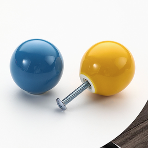 Maniglia Decorativa per Mobili Cameretta Bambini, Pomello Rotondo in Ceramica per Cassetti e Armadietti - Product Image 3