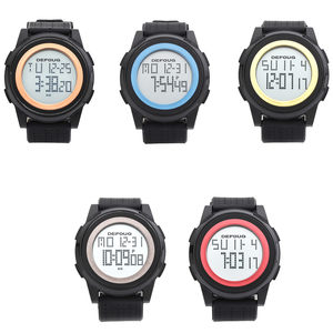 Montre de sport numérique ultra-fine minimaliste pour homme, résistante à l'eau, grand <span class=keywords><strong>écran</strong></span> LED rétroéclairé, alarme, date, <span class=keywords><strong>chronomètre</strong></span>, utilisation <span class=keywords><strong>en</strong></span> extérieur - Product Image 2