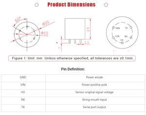 Module de capteur de gaz VOC PID DUOTESI avec sortie de courant à haute sensibilité pour la surveillance de la qualité de l'air industriel - Product Image 4
