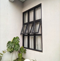Ventana de Aluminio Moderna de Alta Calidad DEEZON, Vidrio Low-E, Aislamiento Térmico Personalizado, Apertura Horizontal Magnética