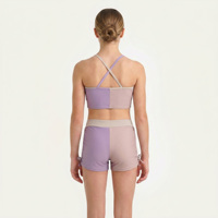 Badpakjes voor meisjes, tweedelig, UPF 50+, bikini's, zwemkleding, crop top & bikinibroekje voor 4-13 jaar