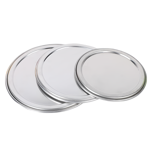 Bandeja para hornear pizza de plato hondo de aluminio con tapa/sartén redonda Pizza con tapa - Product Image 6