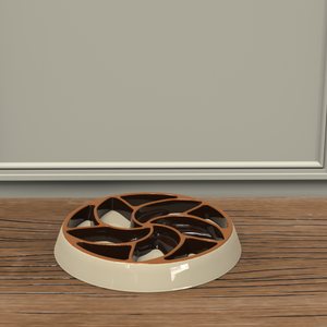 Özel Geniş Sığ Köpek Bulmaca Besleyici Ağır Kaymaz Seramik Köpek Kasesi Büyük Köpekler İçin Yavaş Besleyici Kaseler - Product Image 6