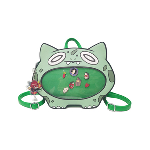 Personalizado lindo Pu cuero claro Pin Display cuero Animal Ita Tote Bag mochila - Product Image 5