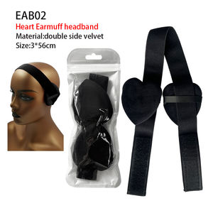 Logotipo de impresión personalizado orejera encaje Frontal elástico encaje peluca fusión cabeza banda sin dolor derretir encaje diadema - Product Image 3