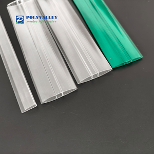 Fournisseur de feuille joignant le <span class=keywords><strong>profil</strong></span> de feuille de <span class=keywords><strong>polycarbonate</strong></span> reliant U Connect deux aluminium <span class=keywords><strong>pour</strong></span> la connexion H de toit de PC - Product Image 1