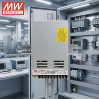 Alimentation électrique LED AC/DC à sortie unique LRS-350-5 Mean Well 350W 5V 60A avec boîtier et câble de démarrage pour alimentation CC 42 relais