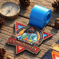 Medaglia Religiosa in Lega di Zinco Smaltata, Souvenir per Chiesa, Personalizzabile con Ritratto e Colorazione 3D