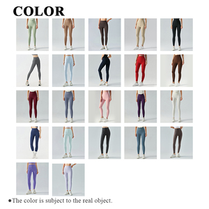 Leggings de yoga et de fitness pour femmes, taille haute, effet galbant fessier, ultra-extensibles, sensation seconde peau, couleur <span class=keywords><strong>miel</strong></span> pêche - Product Image 3